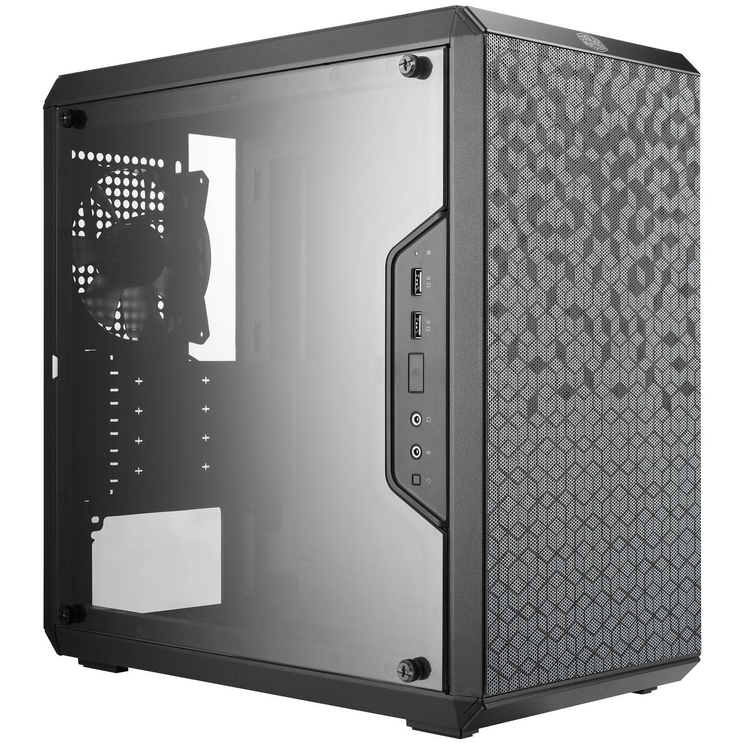 CoolerMaster Q300L MasterBox Transparent Acrylic Side Panel Micro ATX Tower